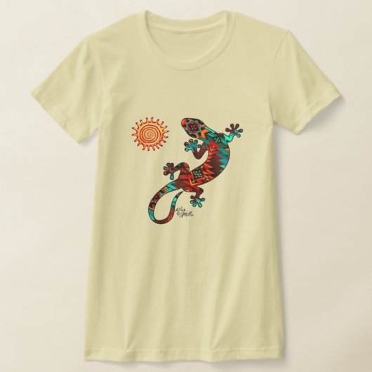 Gecko Lizard en Sun T-Shirt (Laagn)