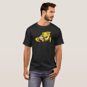 Gecko lizard Eyelash Gecko Reptile with Kn T-shirt (Voorkant volledig)