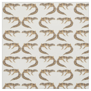 Gecko Lizard Fabric Stof