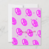 Gecko Lizard Kids Verjaardag Party Kaart (Achterkant)