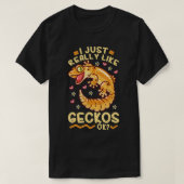 Gecko Lizard Leopard Geckos Terraristic T-shirt (Design voorkant)