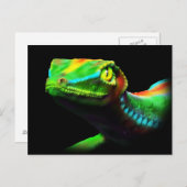 Gecko Lizard Rainbow Colors Briefkaarten (Voorkant / Achterkant)