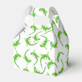 Gecko Lizard Reptile Birthday Party Bedankdoosjes (Achterkant)