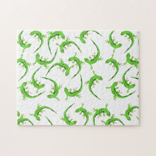 Gecko Lizard Reptile Pattern Legpuzzel