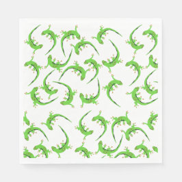 Gecko Lizard Reptile Pattern Servet