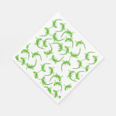 Gecko Lizard Reptile Pattern Servet (Hoek)