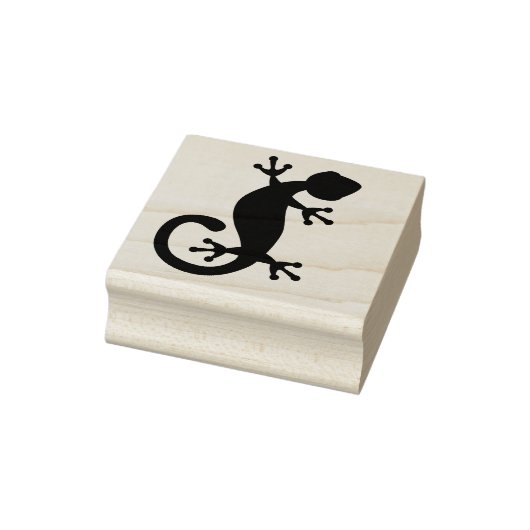 Gecko Lizard Rubberstempel (Stempel)