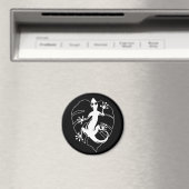 Gecko Lizard Silhouette Magneet (Insitu (Vaatwasser))