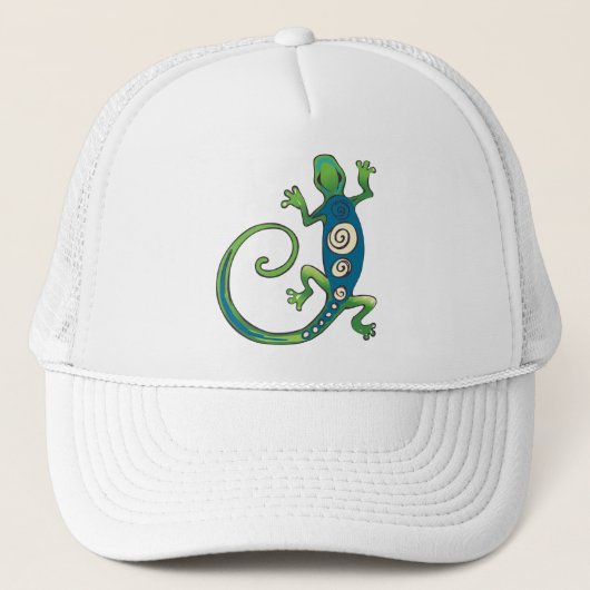Gecko Lizard Trucker Pet (Voorkant)