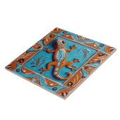 Gecko Lizard Zuidwestelijke inheemse stam zuidwest Tegeltje (Zijkant)