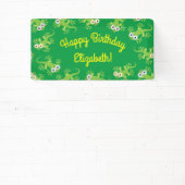 Gecko Lizards Birthday Party Cute Kinder Small Spandoek (Insitu)