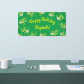 Gecko Lizards Birthday Party Cute Kinder Small Spandoek (Beurs)
