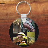 Gecko lizards en Chameleons Sleutelhanger (Voorkant)