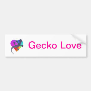 Gecko Love Bumpersticker