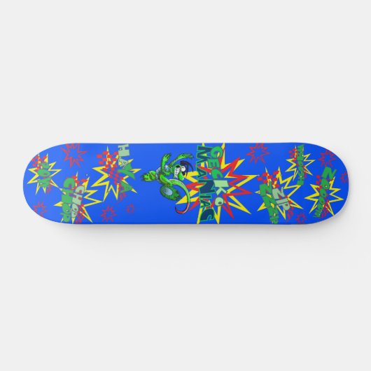 Gecko Maniac Persoonlijk Skateboard (Horizontaal)