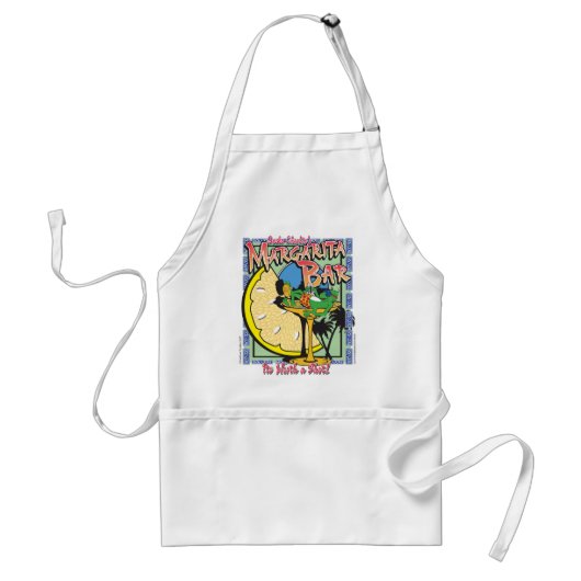Gecko-margarita-LIMEDESIGN Standaard Schort (Voorkant)
