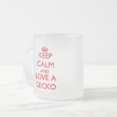 Gecko Matglas Koffiemok (Voorkant links)