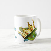 Gecko met kroon  koffiemok (Voorkant rechts)
