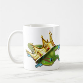 Gecko met kroon koffiemok