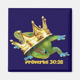 Gecko met kroon—spreekwoorden  magneet