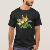 Gecko met kroon t-shirt (Voorkant)