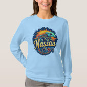 Gecko Nassau Bahamas Caribbean T-shirt (Voorkant)
