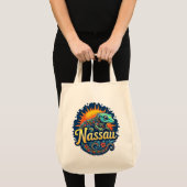 Gecko Nassau Bahamas Caribbean Tote Bag (Voorkant (product))