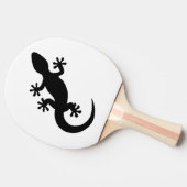 Gecko noir et blanc tafeltennisbatje (Zijkant)