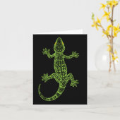 Gecko Note Cards Kaart (Gele Bloem)