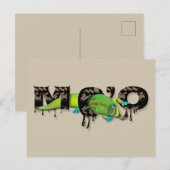 Gecko op Hawaï Briefkaart (Voorkant / Achterkant)