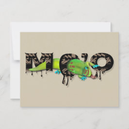 Gecko op Hawaï Briefkaart