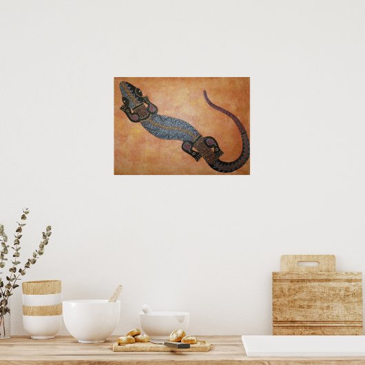 Gecko Poster (Keuken)