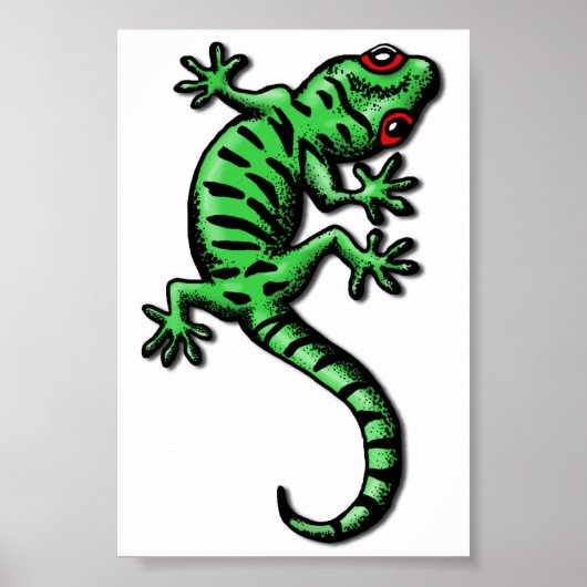 gecko poster (Voorkant)