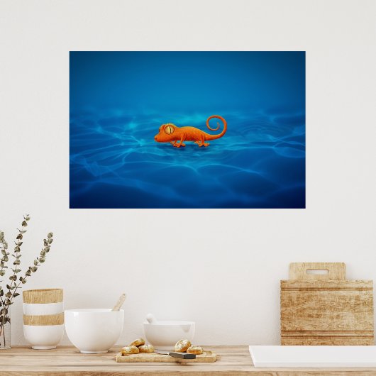 Gecko Poster (Keuken)