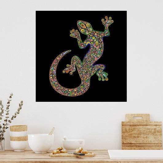 Gecko Poster (Keuken)