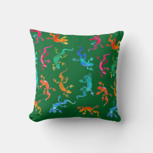 Gecko reptile eco-natuur kussen