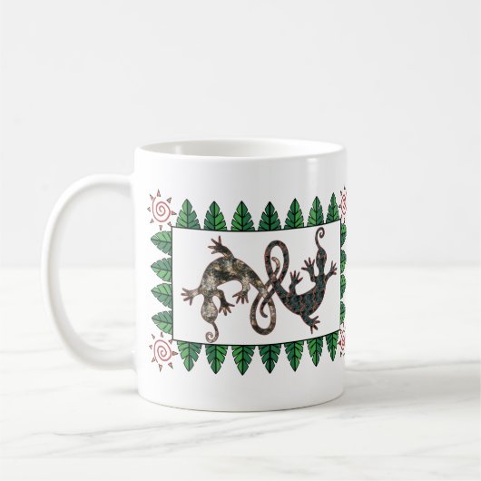 Gecko Reptile Koffiemok (Links)