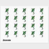 gecko ronde sticker (Vel)