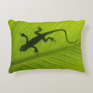 Gecko Silhouette Decoratief Kussen