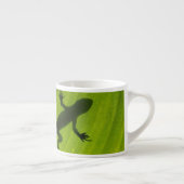Gecko Silhouette Espresso Kop (Rechts)