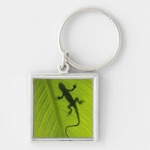 Gecko Silhouette Sleutelhanger