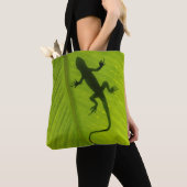 Gecko Silhouette Tote Bag (Dichtbij)