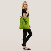 Gecko Silhouette Tote Bag (Op model)