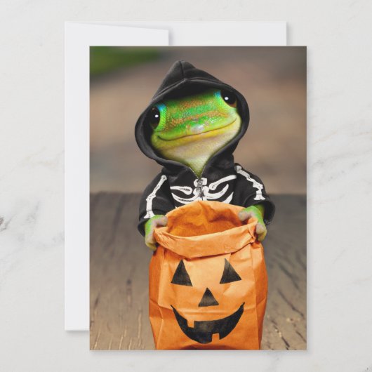 Gecko Skelet Kaart (Voorkant)