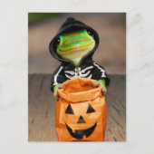 Gecko Skelet Uitnodiging Briefkaart (Voorkant)