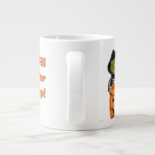 Gecko Skeleton Grote Koffiekop (Achterkant)