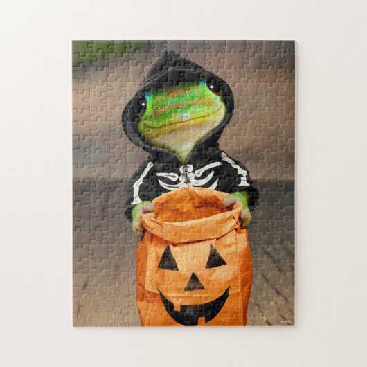 Gecko Skeleton Legpuzzel (Verticaal)