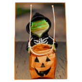 Gecko Skeleton Medium Cadeauzakje (Achterkant)