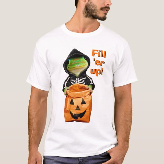 Gecko Skeleton T-shirt (Voorkant)