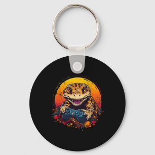 Gecko Spelen Videogame Lizard &amp; Reptielen Gam Sleutelhanger